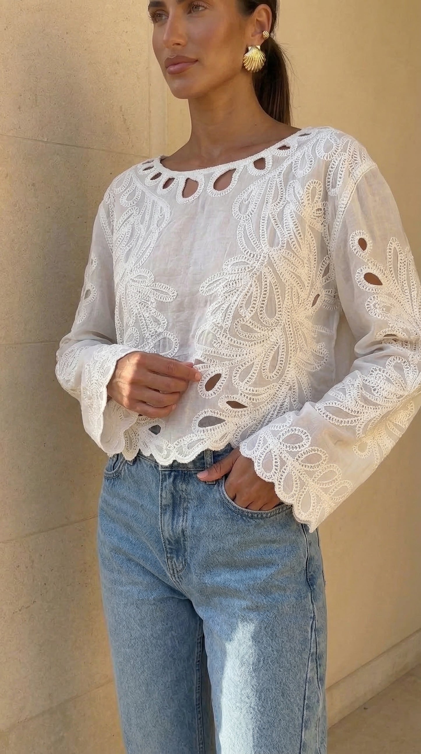 Isla Lace Top