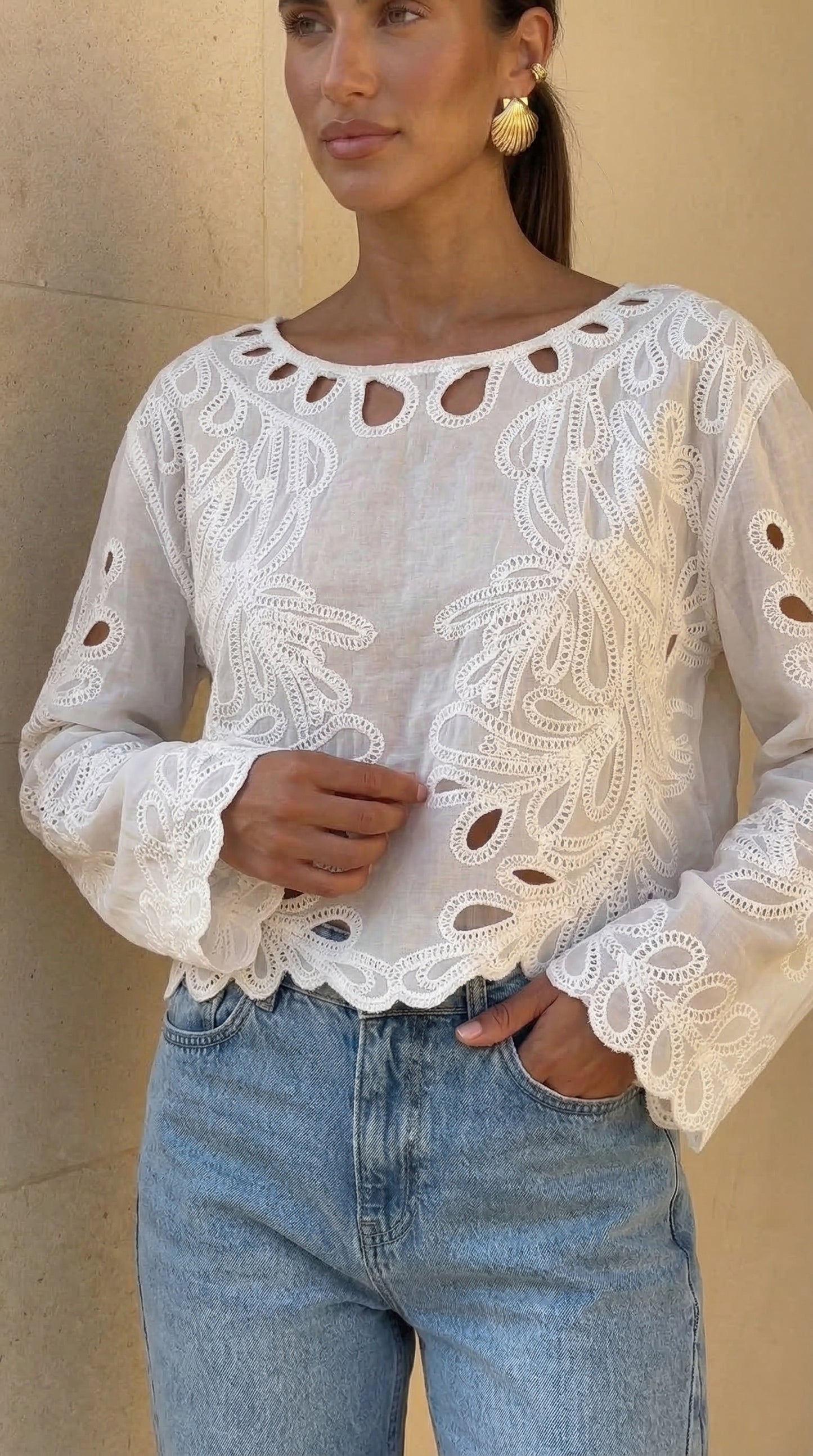Isla Lace Top